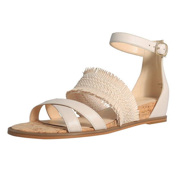 NINE WEST VERNELL FLAT SANDAL size 10 - Picture 1 of 8